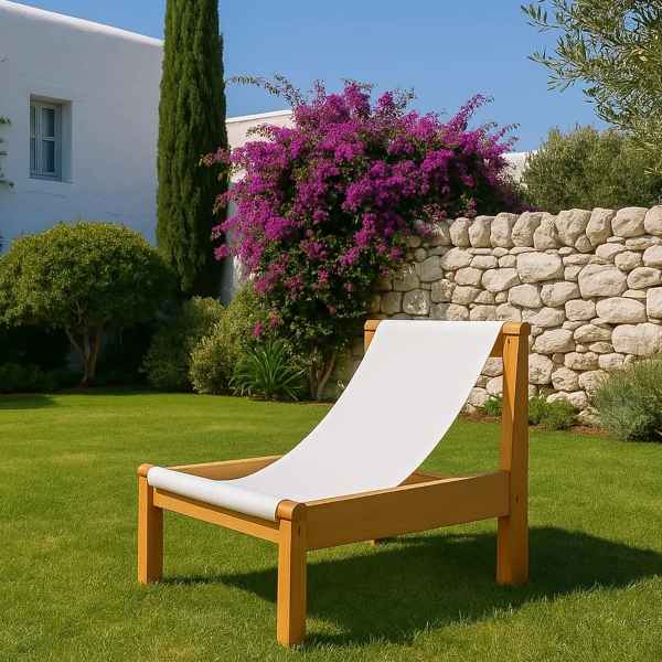 Καρέκλα-Πολυθρόνα OSO 89x71x(Υ)67cm Lounge Ξύλινη